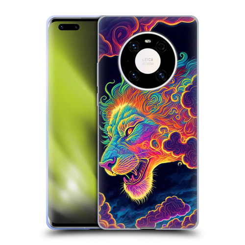 Wumples Cosmic Animals Clouded Lion Soft Gel Case for Huawei Mate 40 Pro 5G