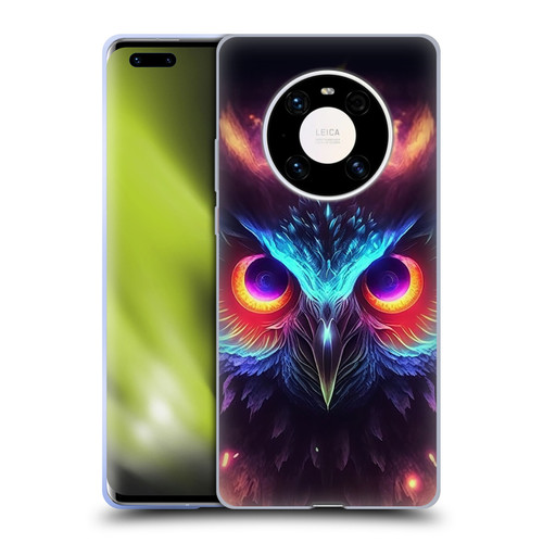 Wumples Cosmic Animals Owl Soft Gel Case for Huawei Mate 40 Pro 5G