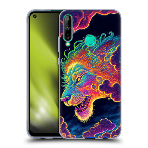 Wumples Cosmic Animals Clouded Lion Soft Gel Case for Huawei P40 lite E