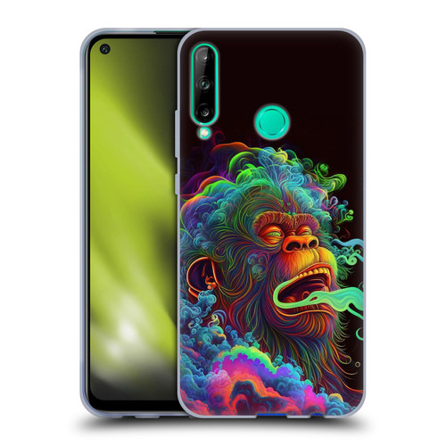 Wumples Cosmic Animals Clouded Monkey Soft Gel Case for Huawei P40 lite E