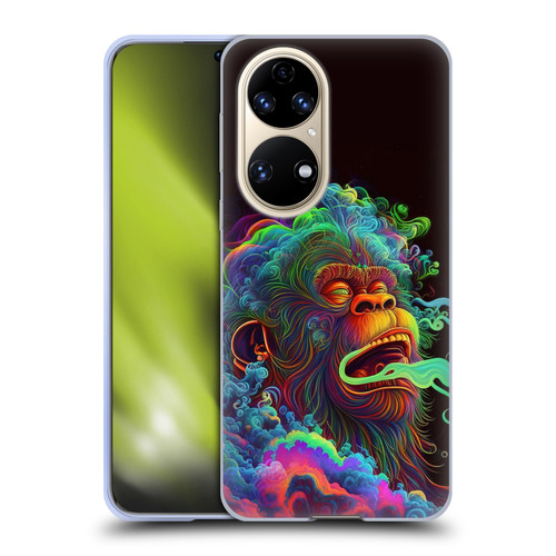 Wumples Cosmic Animals Clouded Monkey Soft Gel Case for Huawei P50
