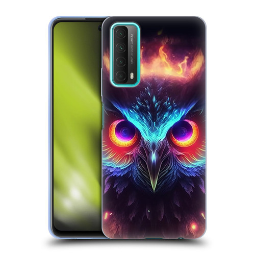 Wumples Cosmic Animals Owl Soft Gel Case for Huawei P Smart (2021)