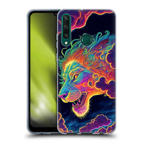 Wumples Cosmic Animals Clouded Lion Soft Gel Case for Huawei Y6p