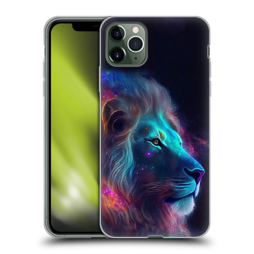 Wumples Cosmic Animals Lion Soft Gel Case for Apple iPhone 11 Pro Max