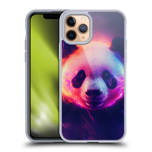 Wumples Cosmic Animals Panda Soft Gel Case for Apple iPhone 11 Pro