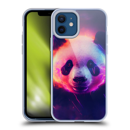 Wumples Cosmic Animals Panda Soft Gel Case for Apple iPhone 12 / iPhone 12 Pro