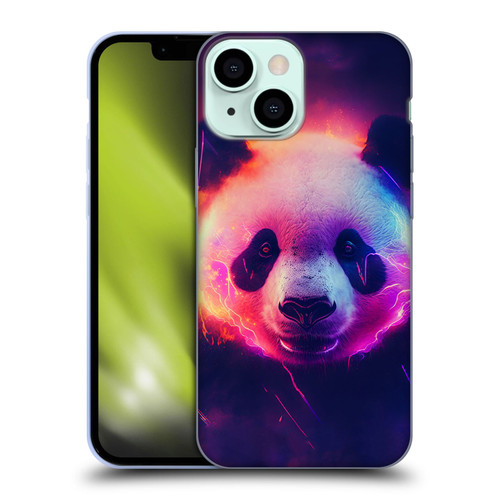 Wumples Cosmic Animals Panda Soft Gel Case for Apple iPhone 13 Mini