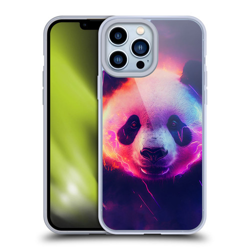 Wumples Cosmic Animals Panda Soft Gel Case for Apple iPhone 13 Pro Max