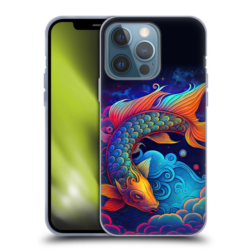 Wumples Cosmic Animals Clouded Koi Fish Soft Gel Case for Apple iPhone 13 Pro