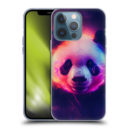 Wumples Cosmic Animals Panda Soft Gel Case for Apple iPhone 13 Pro