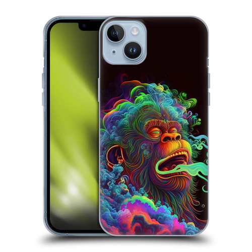Wumples Cosmic Animals Clouded Monkey Soft Gel Case for Apple iPhone 14 Plus