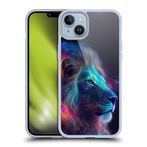 Wumples Cosmic Animals Lion Soft Gel Case for Apple iPhone 14 Plus