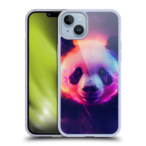 Wumples Cosmic Animals Panda Soft Gel Case for Apple iPhone 14 Plus