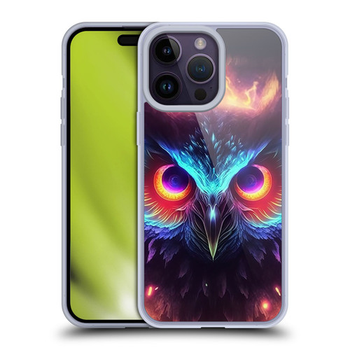 Wumples Cosmic Animals Owl Soft Gel Case for Apple iPhone 14 Pro Max