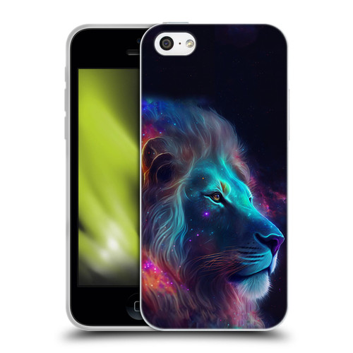 Wumples Cosmic Animals Lion Soft Gel Case for Apple iPhone 5c
