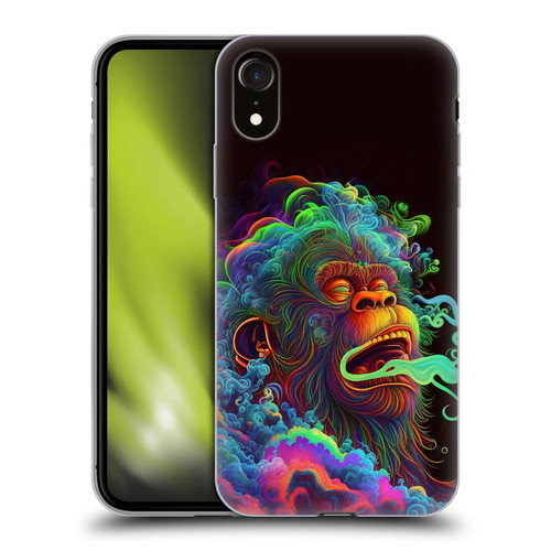 Wumples Cosmic Animals Clouded Monkey Soft Gel Case for Apple iPhone XR