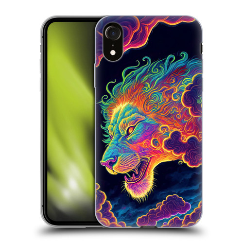 Wumples Cosmic Animals Clouded Lion Soft Gel Case for Apple iPhone XR