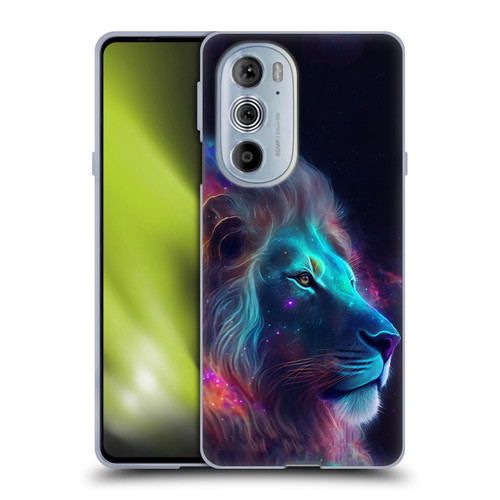Wumples Cosmic Animals Lion Soft Gel Case for Motorola Edge X30