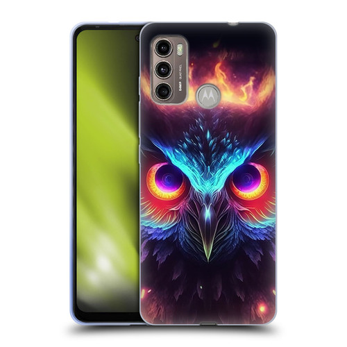 Wumples Cosmic Animals Owl Soft Gel Case for Motorola Moto G60 / Moto G40 Fusion