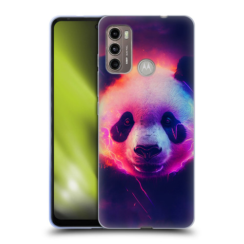 Wumples Cosmic Animals Panda Soft Gel Case for Motorola Moto G60 / Moto G40 Fusion