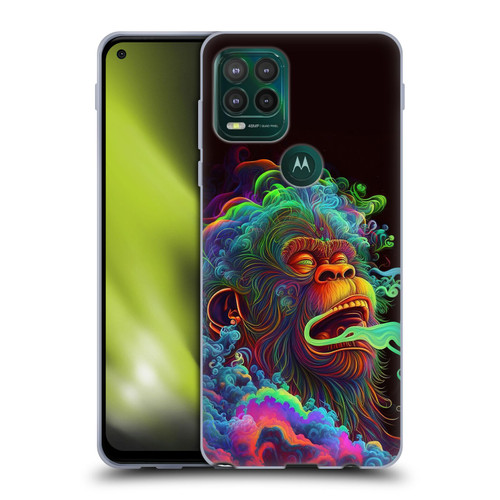 Wumples Cosmic Animals Clouded Monkey Soft Gel Case for Motorola Moto G Stylus 5G 2021