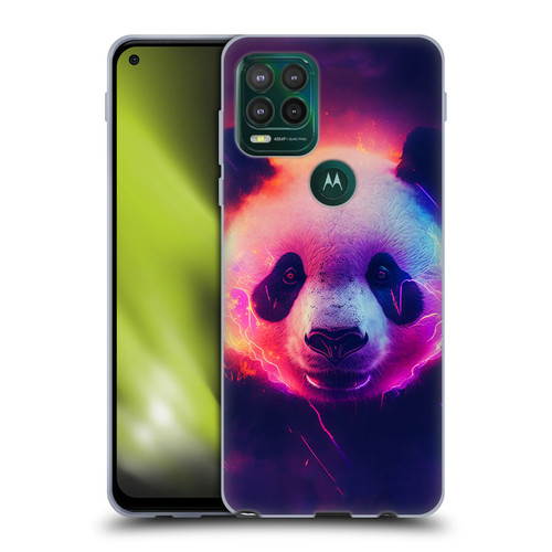 Wumples Cosmic Animals Panda Soft Gel Case for Motorola Moto G Stylus 5G 2021