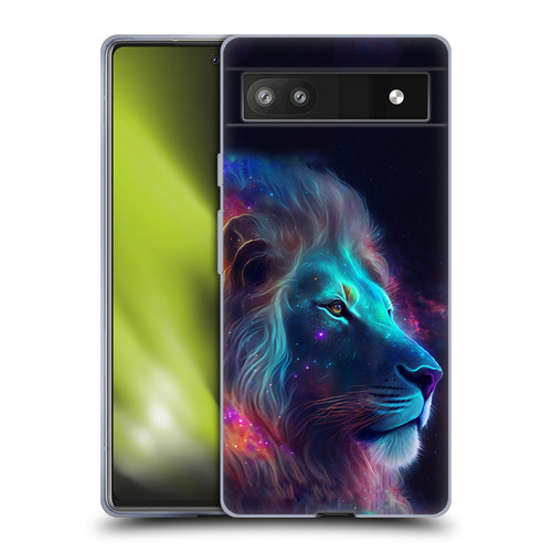 Wumples Cosmic Animals Lion Soft Gel Case for Google Pixel 6a