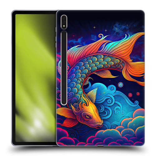 Wumples Cosmic Animals Clouded Koi Fish Soft Gel Case for Samsung Galaxy Tab S8 Plus