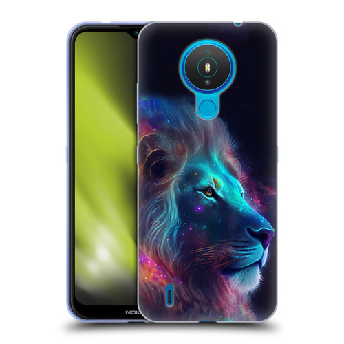 Wumples Cosmic Animals Lion Soft Gel Case for Nokia 1.4