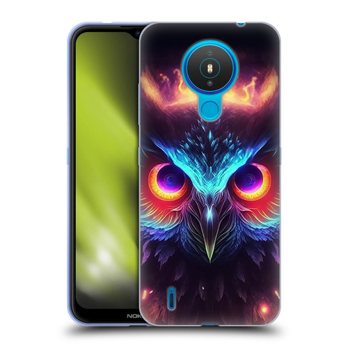 Wumples Cosmic Animals Owl Soft Gel Case for Nokia 1.4