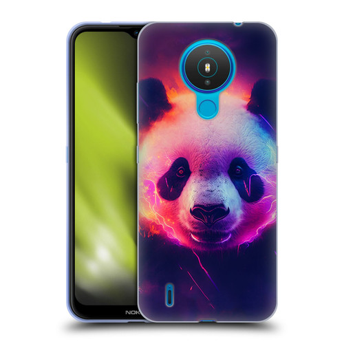 Wumples Cosmic Animals Panda Soft Gel Case for Nokia 1.4