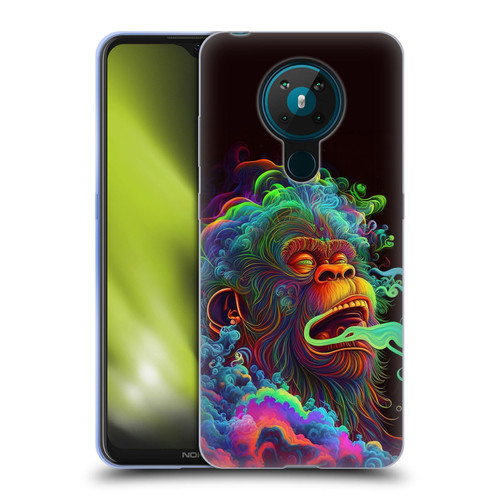 Wumples Cosmic Animals Clouded Monkey Soft Gel Case for Nokia 5.3