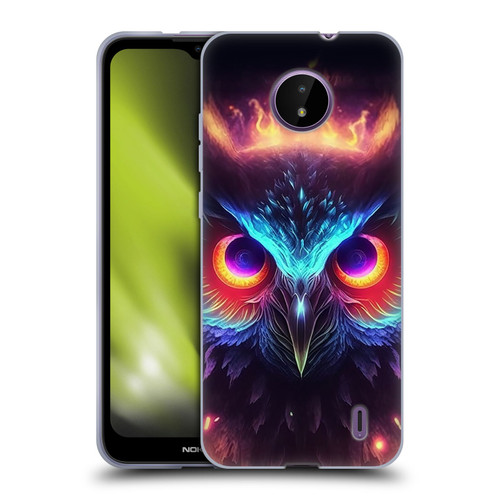 Wumples Cosmic Animals Owl Soft Gel Case for Nokia C10 / C20