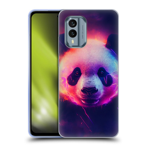 Wumples Cosmic Animals Panda Soft Gel Case for Nokia X30