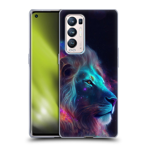 Wumples Cosmic Animals Lion Soft Gel Case for OPPO Find X3 Neo / Reno5 Pro+ 5G