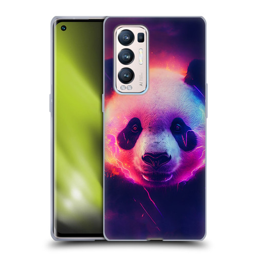 Wumples Cosmic Animals Panda Soft Gel Case for OPPO Find X3 Neo / Reno5 Pro+ 5G