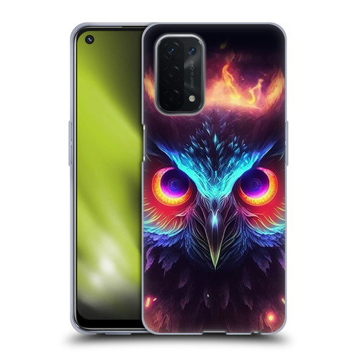 Wumples Cosmic Animals Owl Soft Gel Case for OPPO A54 5G