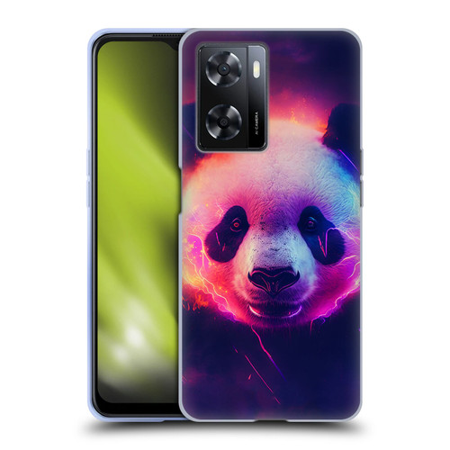 Wumples Cosmic Animals Panda Soft Gel Case for OPPO A57s