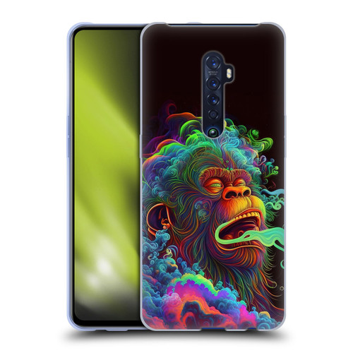 Wumples Cosmic Animals Clouded Monkey Soft Gel Case for OPPO Reno 2