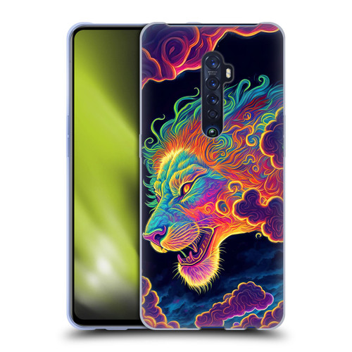 Wumples Cosmic Animals Clouded Lion Soft Gel Case for OPPO Reno 2
