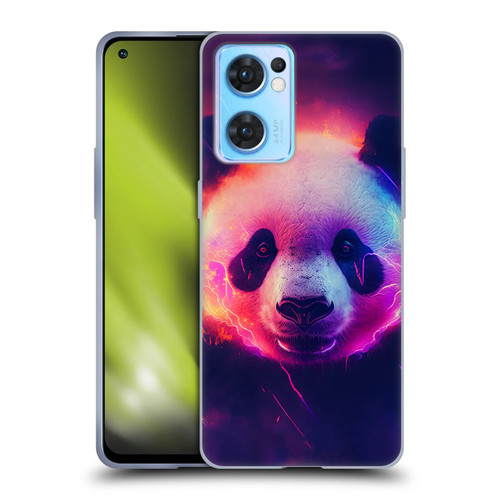 Wumples Cosmic Animals Panda Soft Gel Case for OPPO Reno7 5G / Find X5 Lite