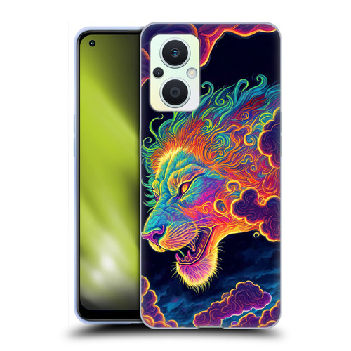 Wumples Cosmic Animals Clouded Lion Soft Gel Case for OPPO Reno8 Lite