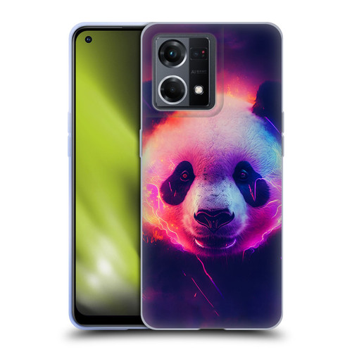 Wumples Cosmic Animals Panda Soft Gel Case for OPPO Reno8 4G