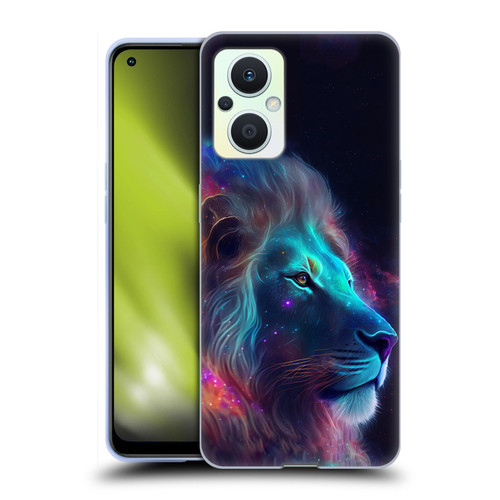 Wumples Cosmic Animals Lion Soft Gel Case for OPPO Reno8 Lite