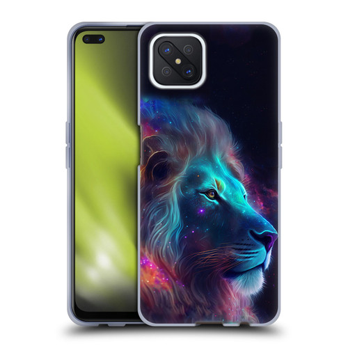 Wumples Cosmic Animals Lion Soft Gel Case for OPPO Reno4 Z 5G