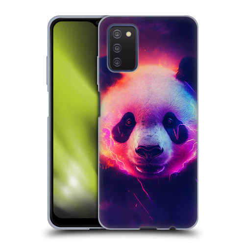 Wumples Cosmic Animals Panda Soft Gel Case for Samsung Galaxy A03s (2021)