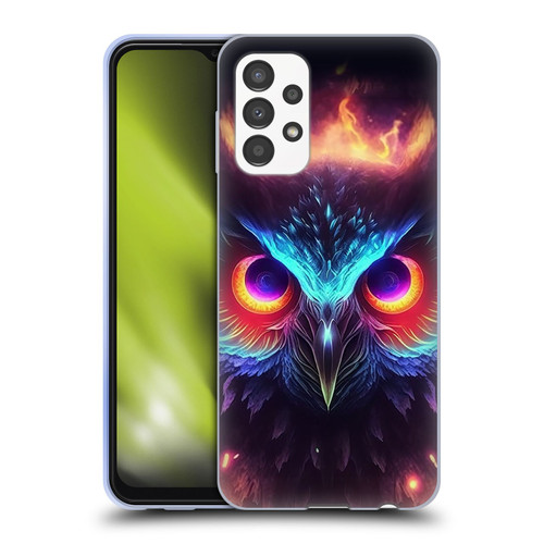 Wumples Cosmic Animals Owl Soft Gel Case for Samsung Galaxy A13 (2022)