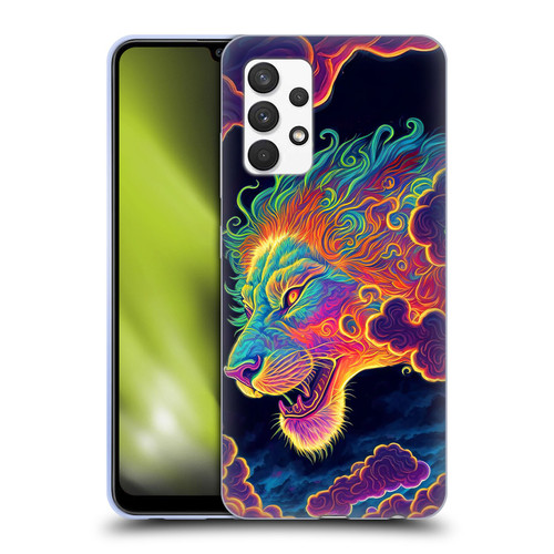 Wumples Cosmic Animals Clouded Lion Soft Gel Case for Samsung Galaxy A32 (2021)