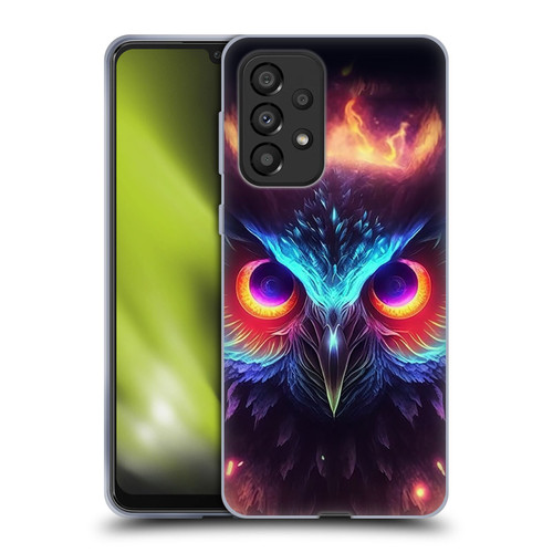 Wumples Cosmic Animals Owl Soft Gel Case for Samsung Galaxy A33 5G (2022)