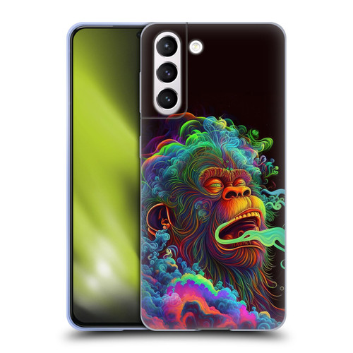 Wumples Cosmic Animals Clouded Monkey Soft Gel Case for Samsung Galaxy S21 5G
